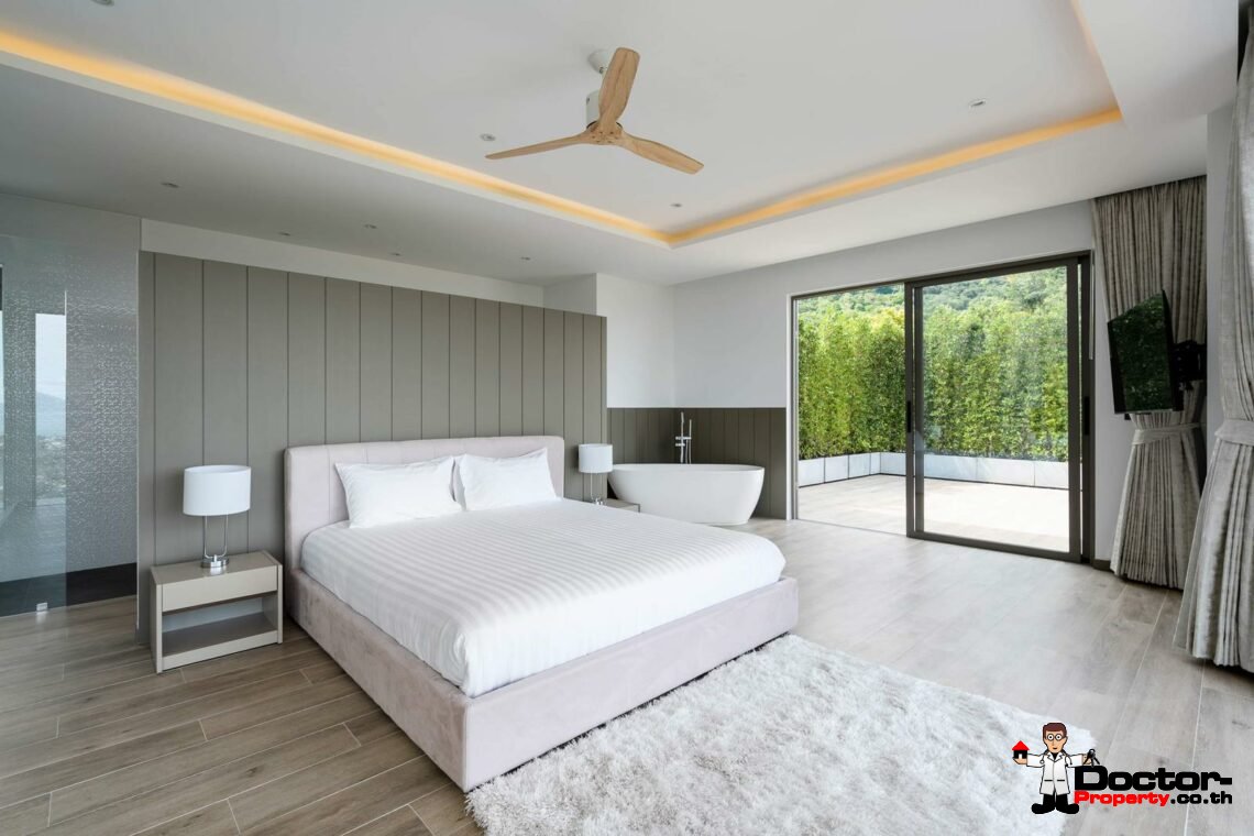 New 3 Bedroom Pool Villa with Sea View – Bo Phut, Koh Samui – For Sale